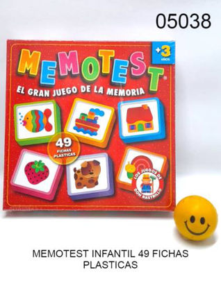 Imagen de MEMOTEST INFANTIL 49 FICHAS PLASTICAS 9.24